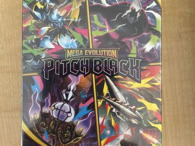 Pokemon TCG Mega Evolution Pitch Black Booster Bundle - 6 Packs Factory Sealed