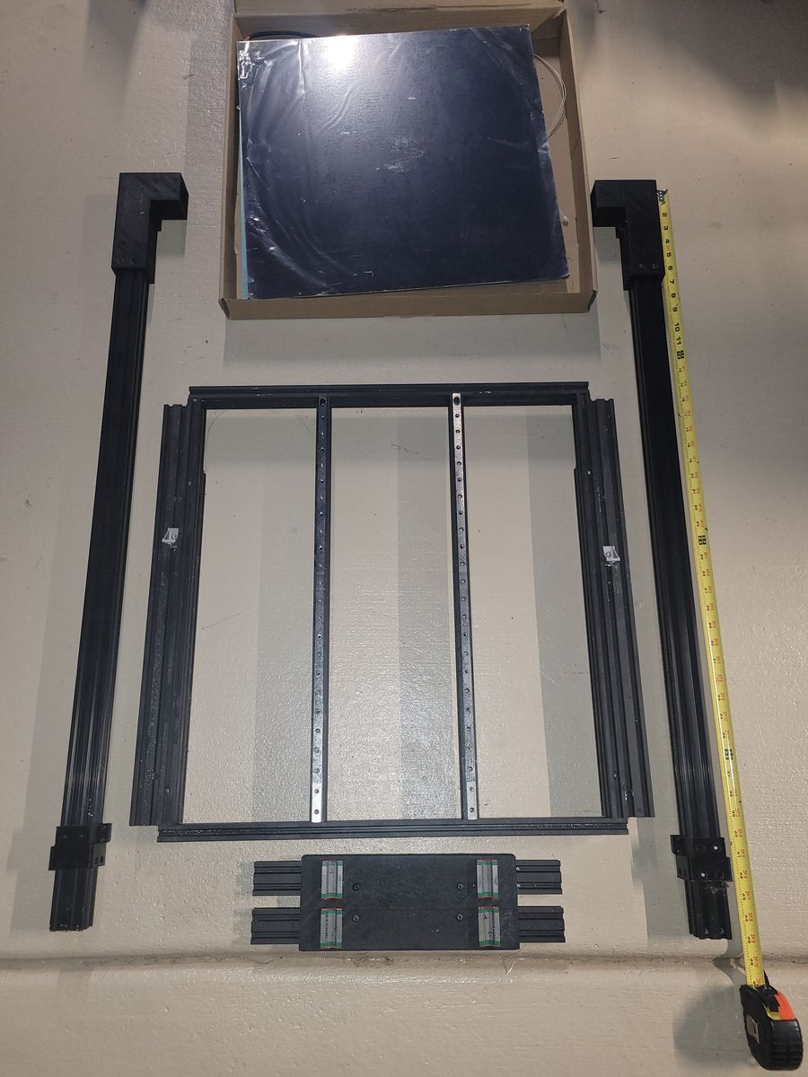 3D Printer Project - or Buy it for the Extruded Aluminum - New 20x20in Heated Glass Bed!