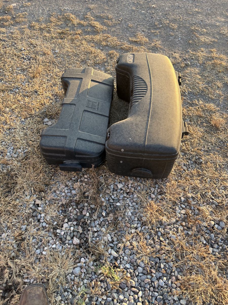 Front and rear atv boxes