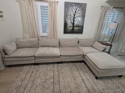 Like-New Modular Sectional with Ottoman – $750 OBO