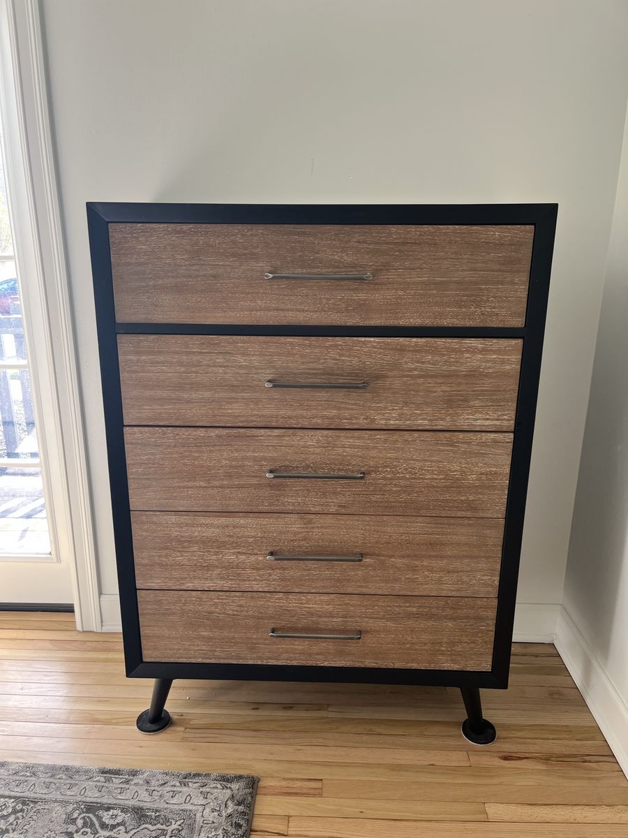 Three piece dresser set with nightstands