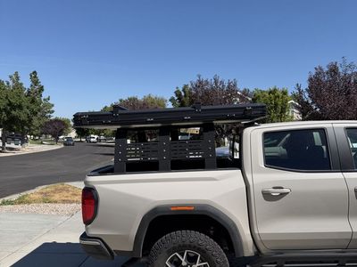 Joyinrute Rooftop Tent Mounted on Truck Bed Rack - Used