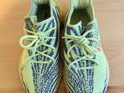 Adidas Yeezy Boost 350 V2 Semi Frozen Yellow Men's Sneakers size 10