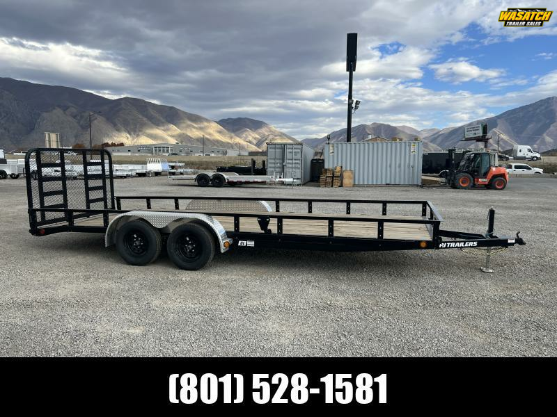 PJ Trailers 7x20 83" Tandem Axle Channel (UL) Utility Trailer