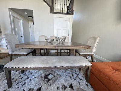 Large 8 Person Gorgeous Oak Dining Table Extanda