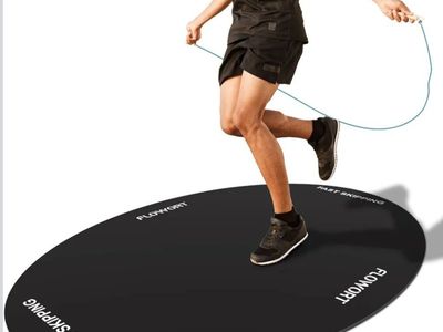 Brand New High Density Oval Rubber Exercise Jumprope Mat