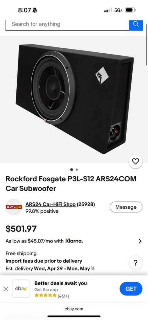 Subwoofer Enclosure/12in/speaker/box/audio/car/