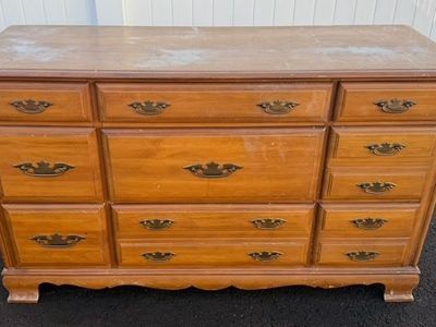 Wood dresser