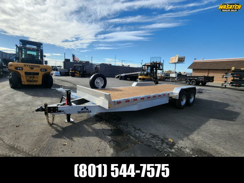 2026 Nordtek Trailers 7X22 (20+2) EQ Aluminum Equipment Flatbed Trailer
