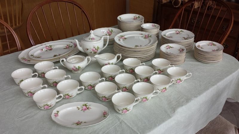 Floral China Dinnerware Set