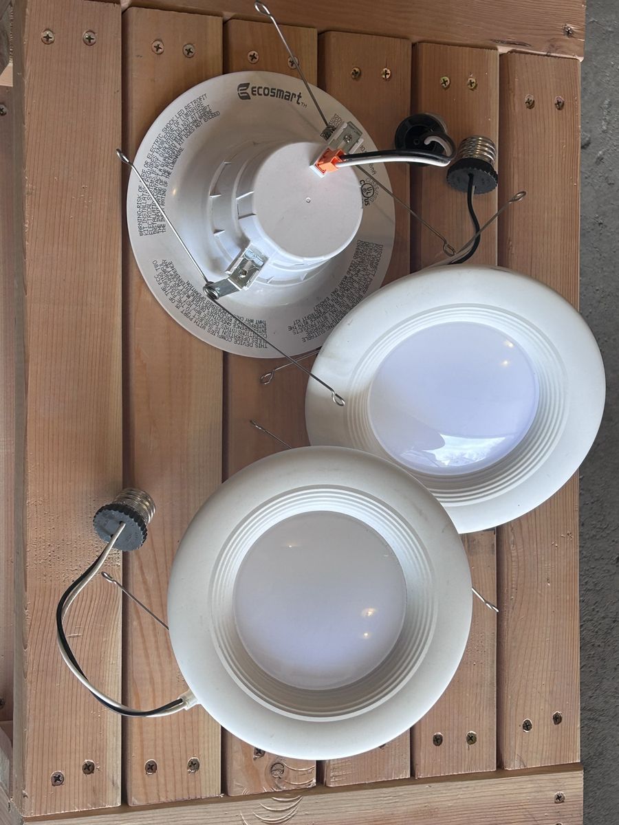 Ecosmart LED Recessed Downlight Retrofit Kit - 5/6 inch Dimmable - 3-Pack