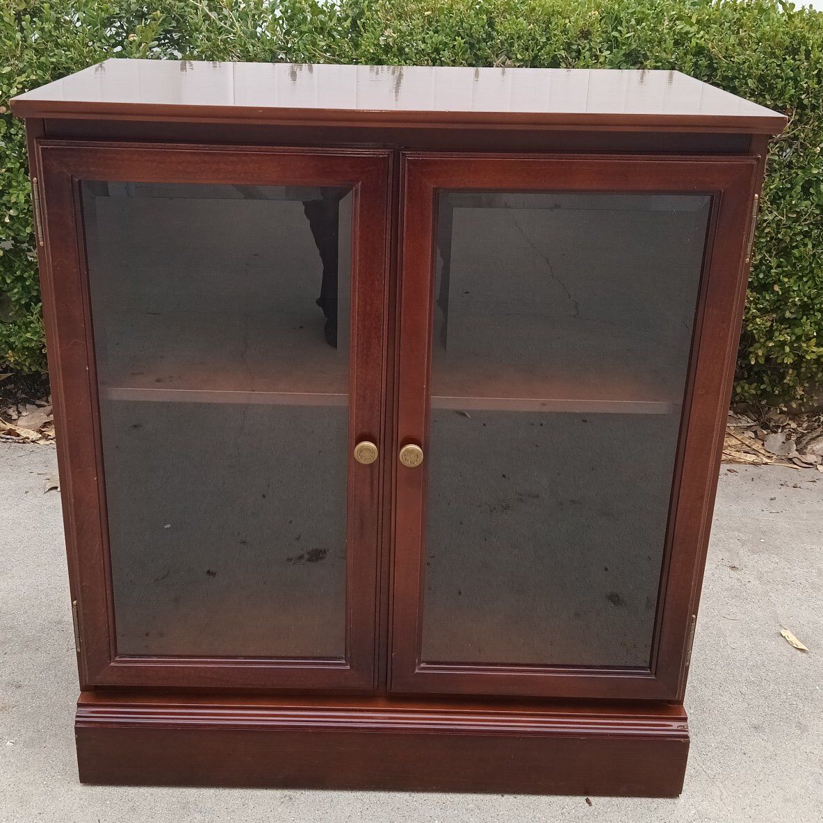 Beautiful Glass Door Curio Cabinet