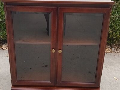 Beautiful Glass Door Curio Cabinet