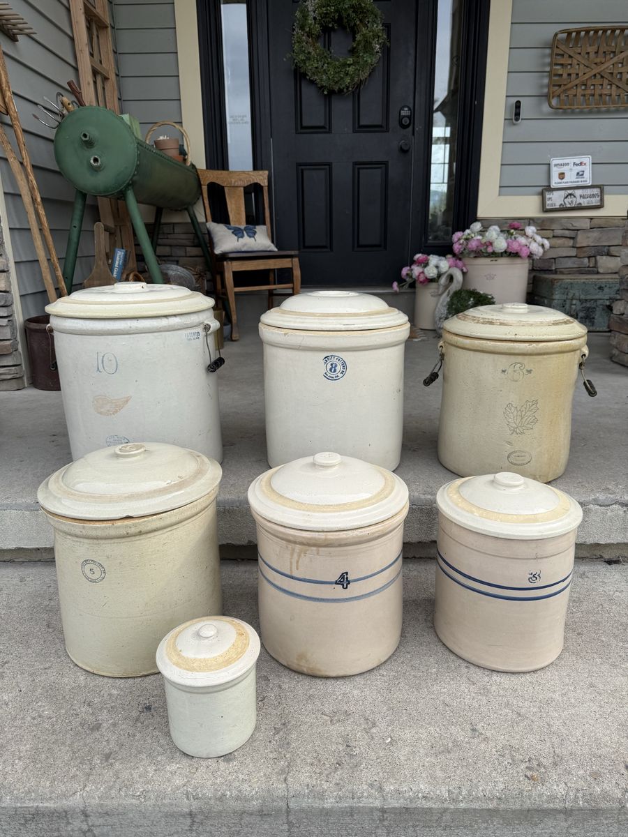 Vintage Antique Crocks