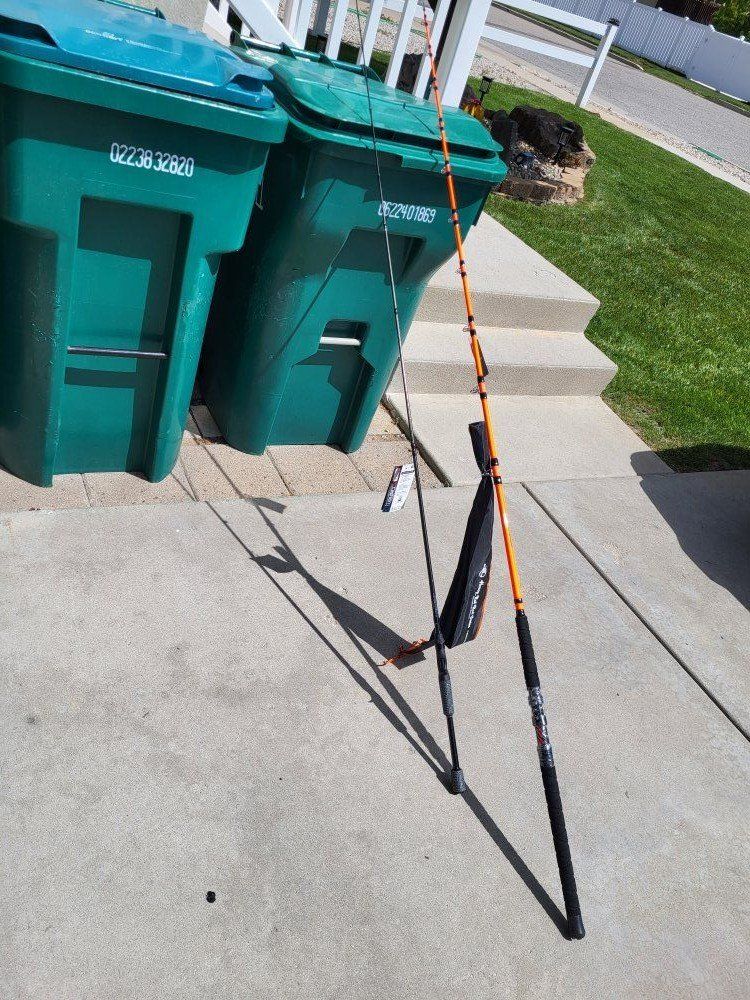 Qty-2 Casting Rod & Catfish/Carpenter Rod**