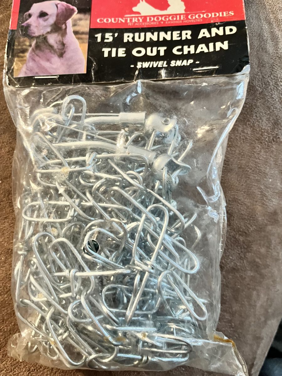 15’ runner and tie out chain