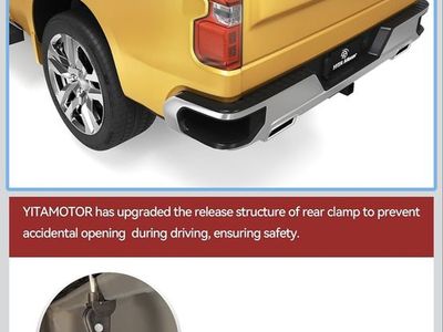YITAMOTOR Soft Quad-fold Truck Bed Tonneau Cover