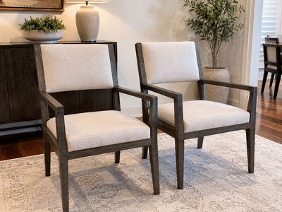 Bernhardt Upholstered Armchairs — Brand New