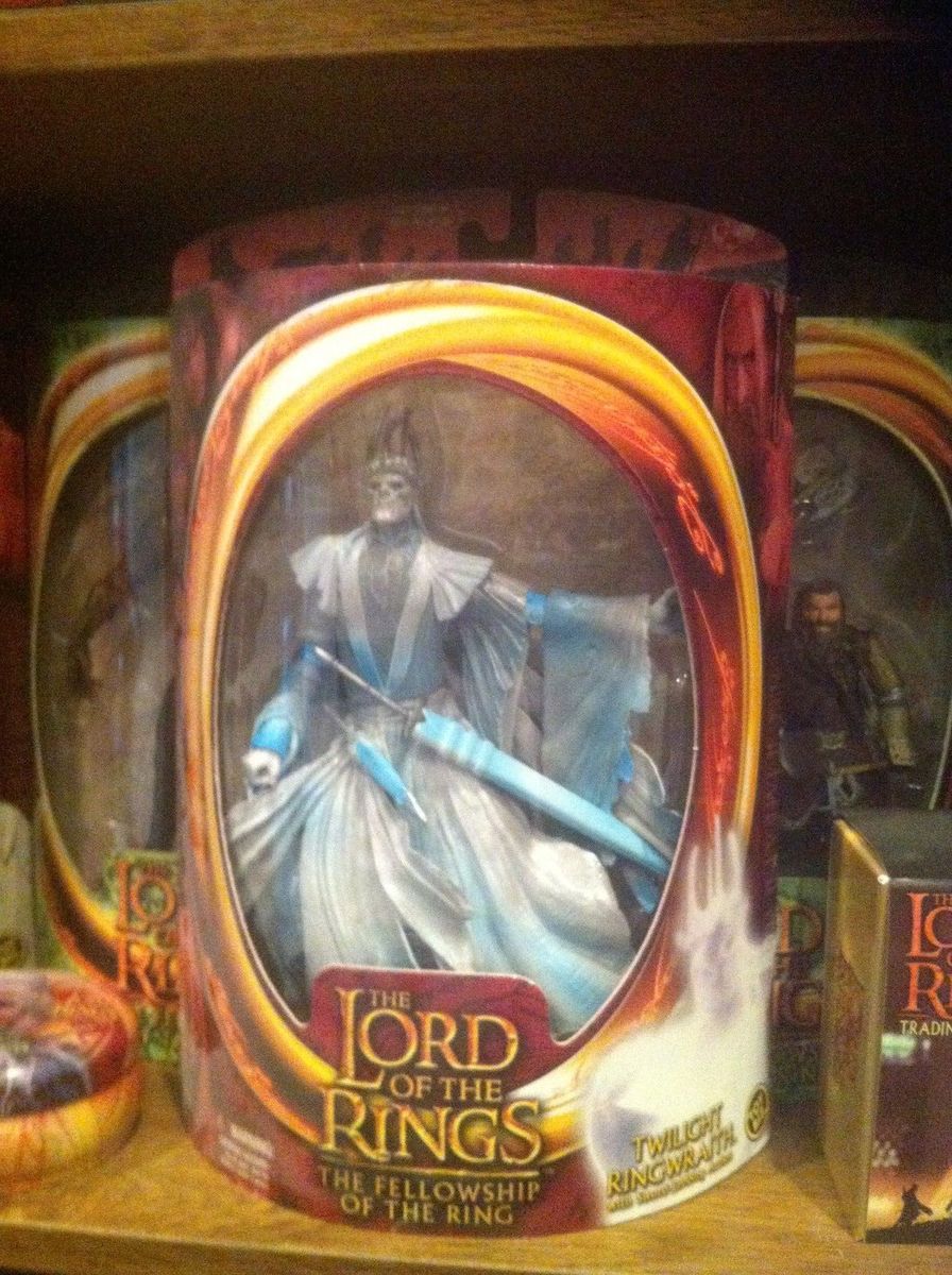 # Lord of the Rings Fellowship of the Rings Twilight Ringwraith with Sword-Jabbing Action Action Figure 2002