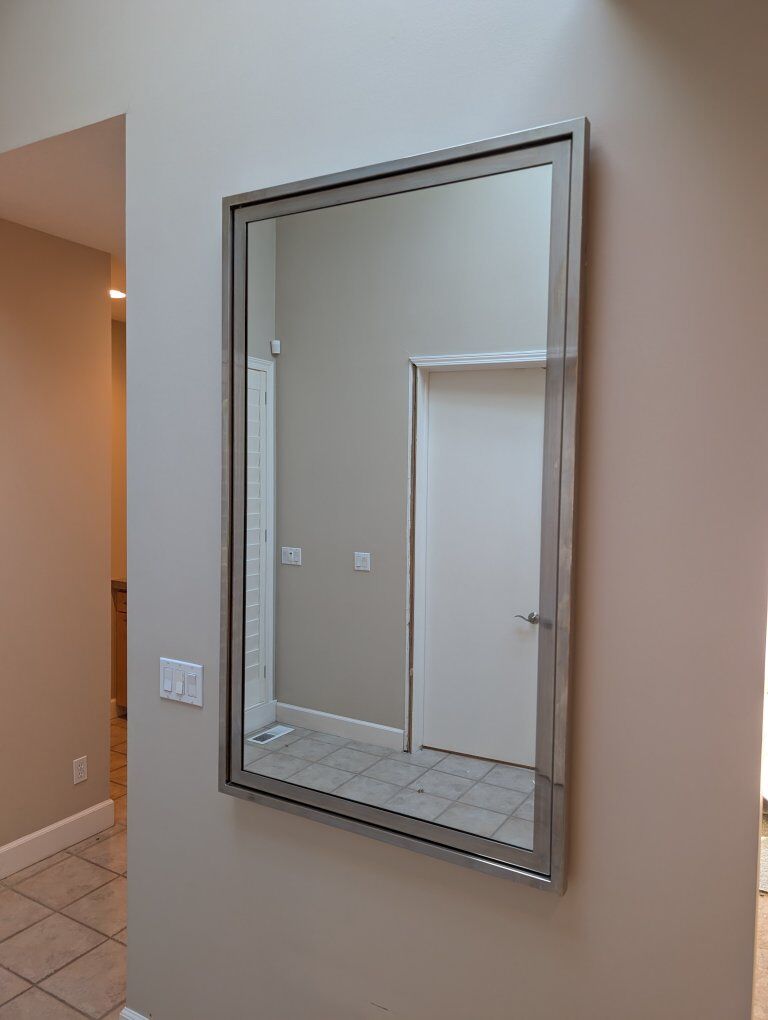 Metal Framed Mirror 3' x 5'