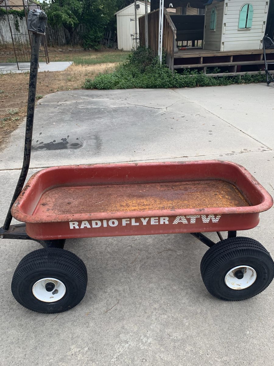 Radio Flyer ATW Red All-Terrain Wagon - Classic Steel Pull Wagon
