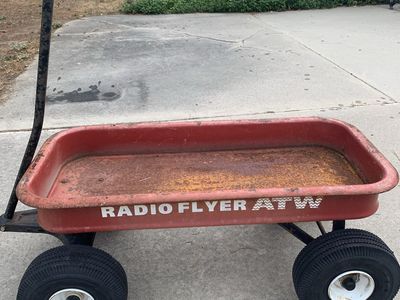 Radio Flyer ATW Red All-Terrain Wagon - Classic Steel Pull Wagon
