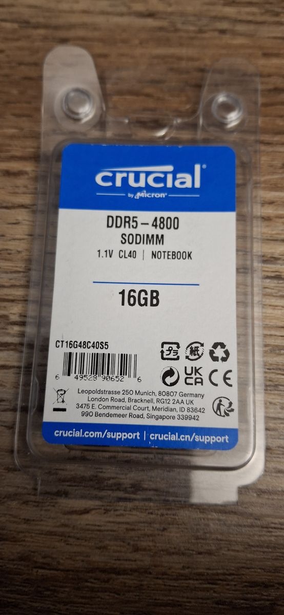 laptop 16 GB RAM DDR5-4800