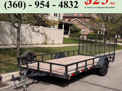 7x14 Alquiler de Remolque (Traila) Utilitario