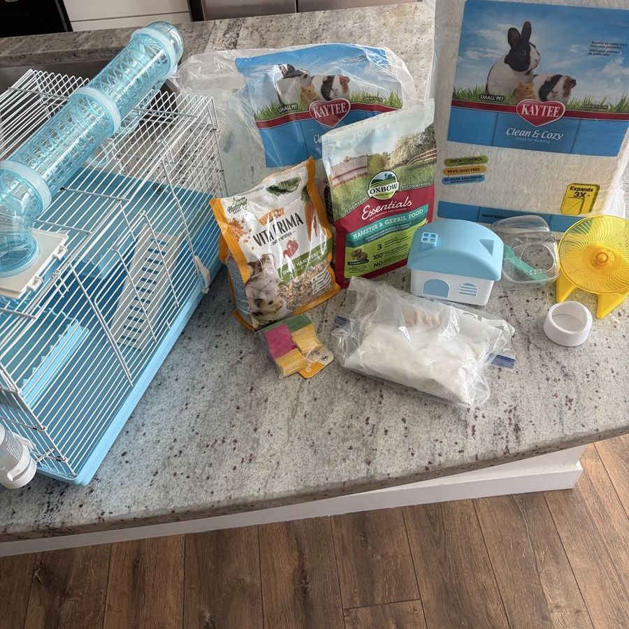 Hamster cage- everything you need included!!!