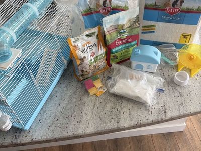 Hamster cage- everything you need included!!!