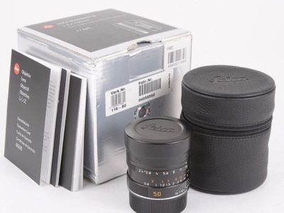 Leica Summarit-M 50mm f/2.4 Lens Excellent Cond.