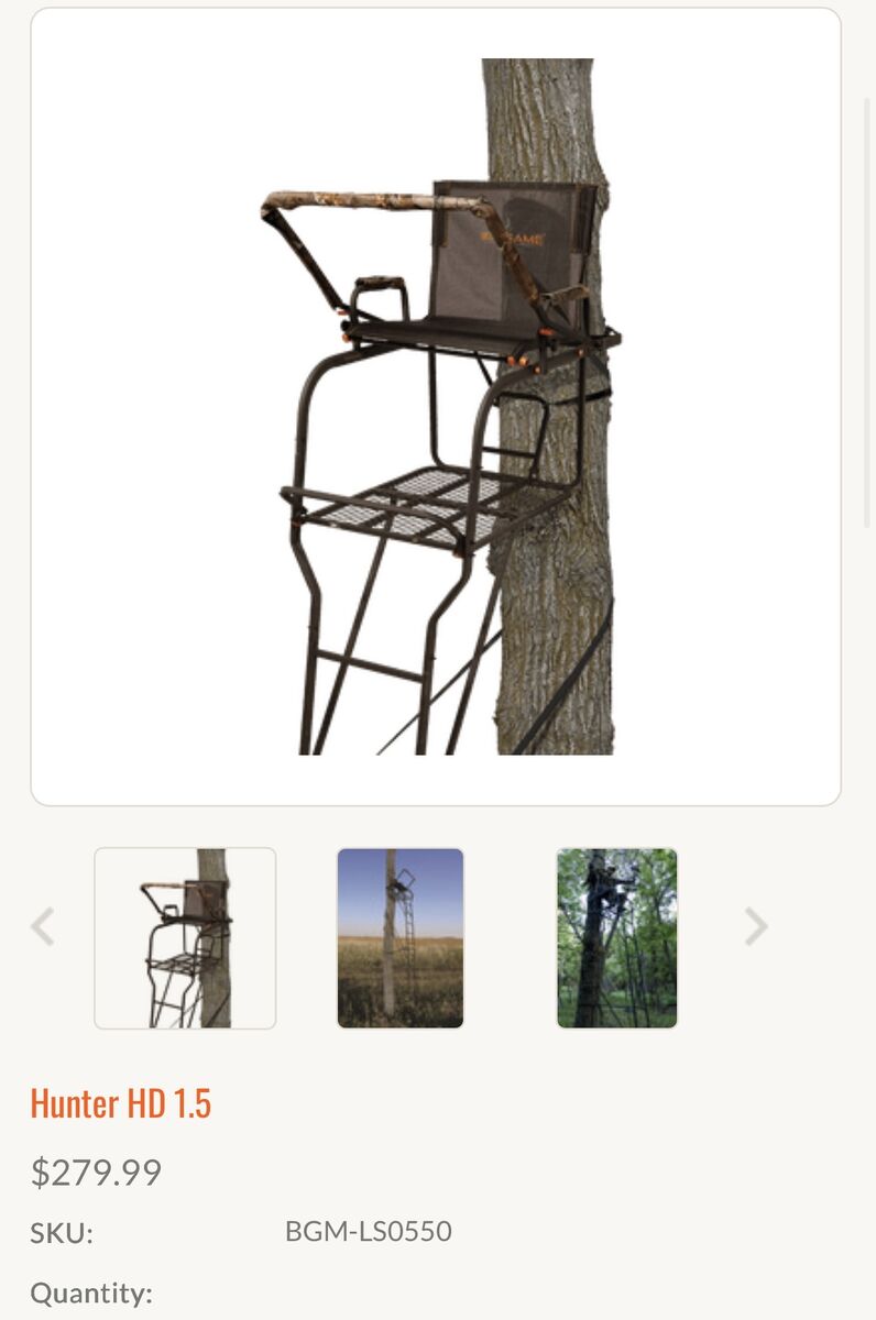 Big Game Tree Stand