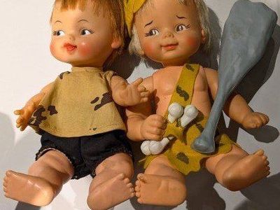 Pebbles & Bam Bam, 1960's Excellent condition