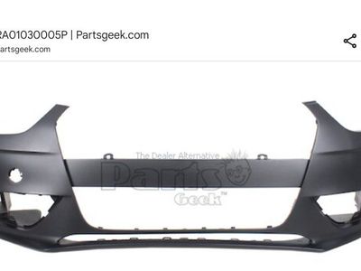 Replacement AP Front Bumper Cover for 2013-2016 Audi A4 Quattro (RA01030005P) Primed