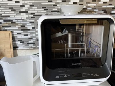 Comfee portable countertop dishwasher