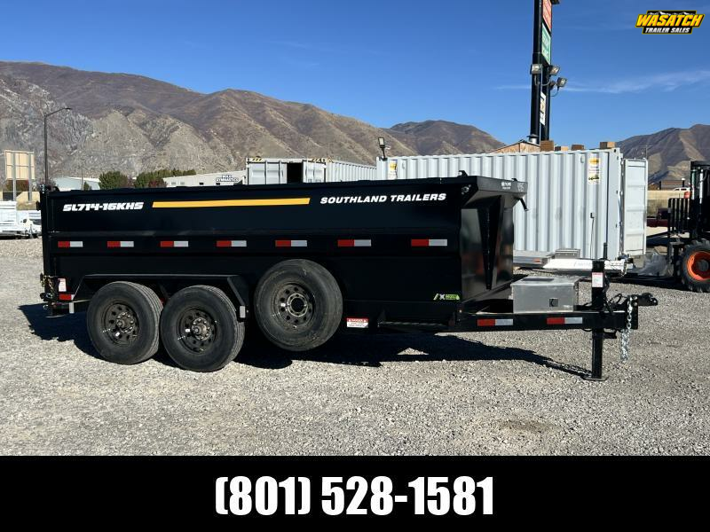 Southland Trailers 7x14 16k Highside Dump Trailer