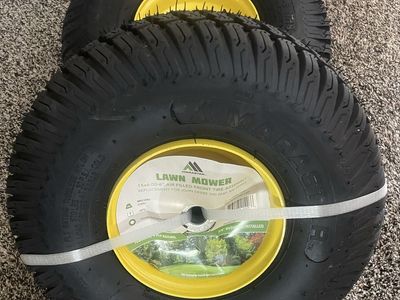 2 Pack MARASTAR 15 x 6.00-6” lawn tires