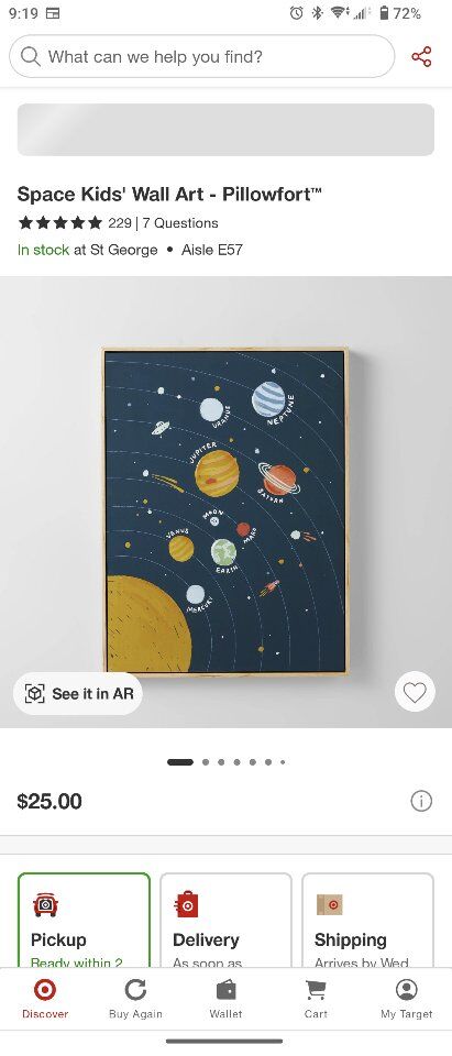 Space Kids Wall Art - Pillowfort