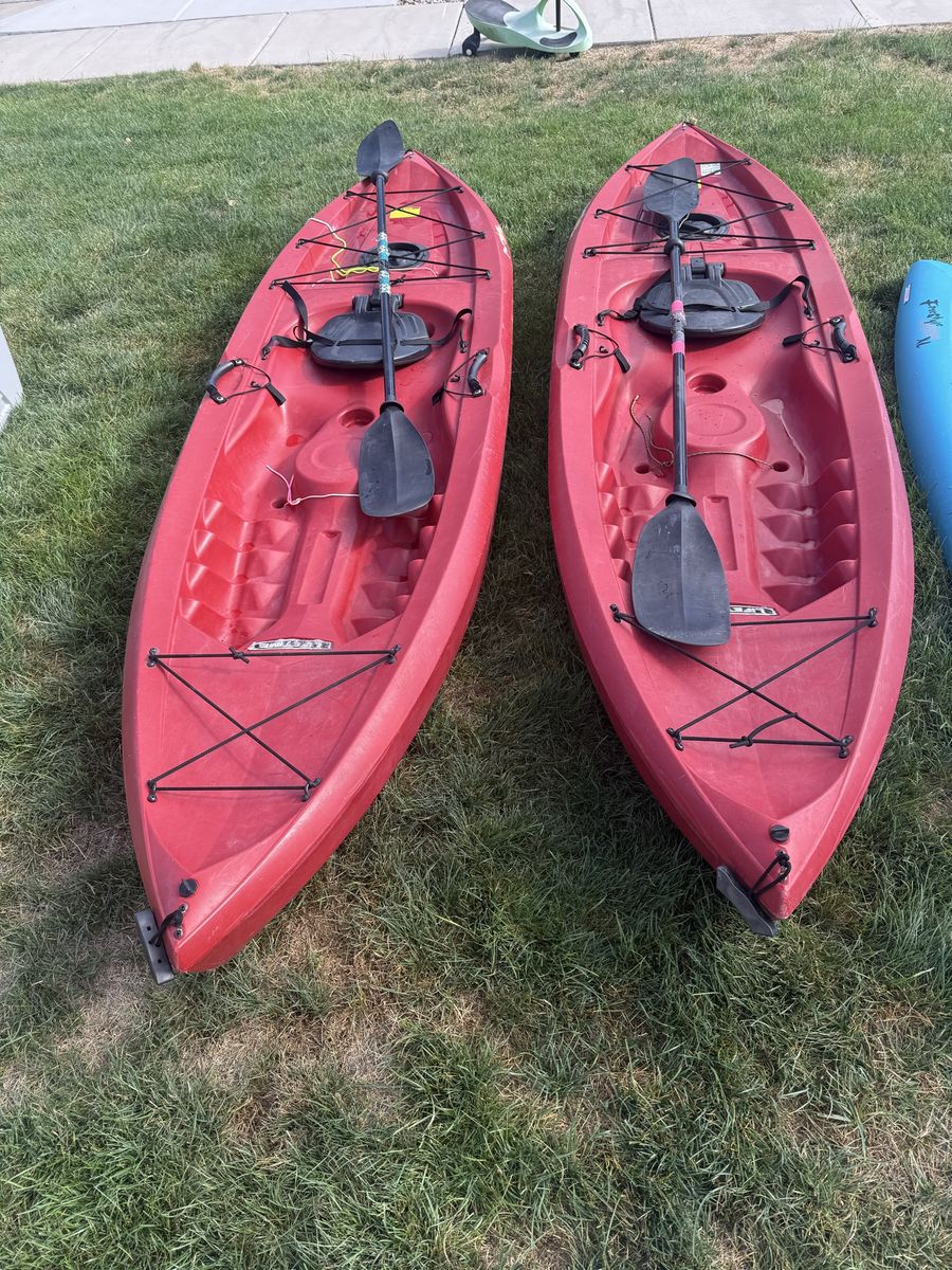 Kayaks, Paddle Boards, and Coolers