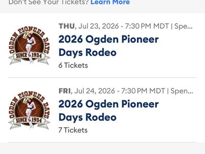 Ogden Pioneer Days Rodeo Tickets
