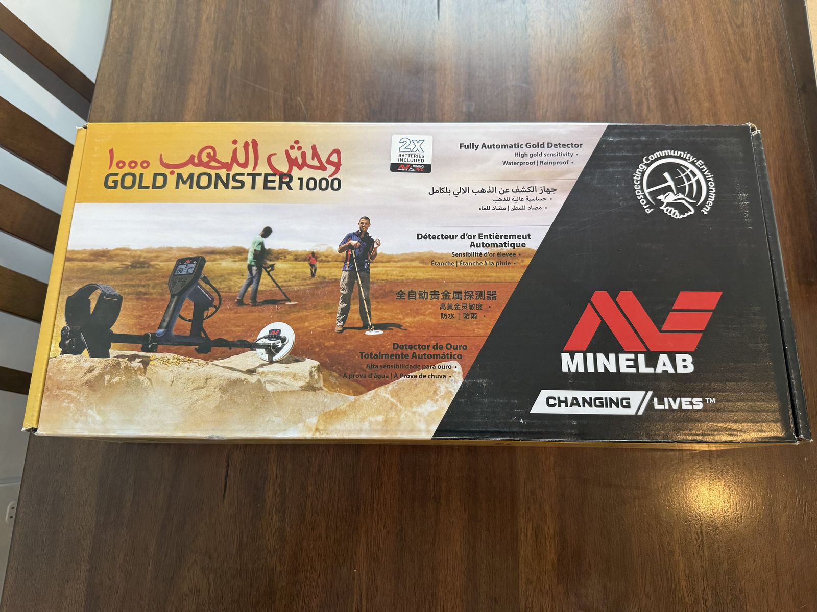 Minelab Gold Monster 1000 Metal Detector with Original Box & Accessories *Demo Unit*