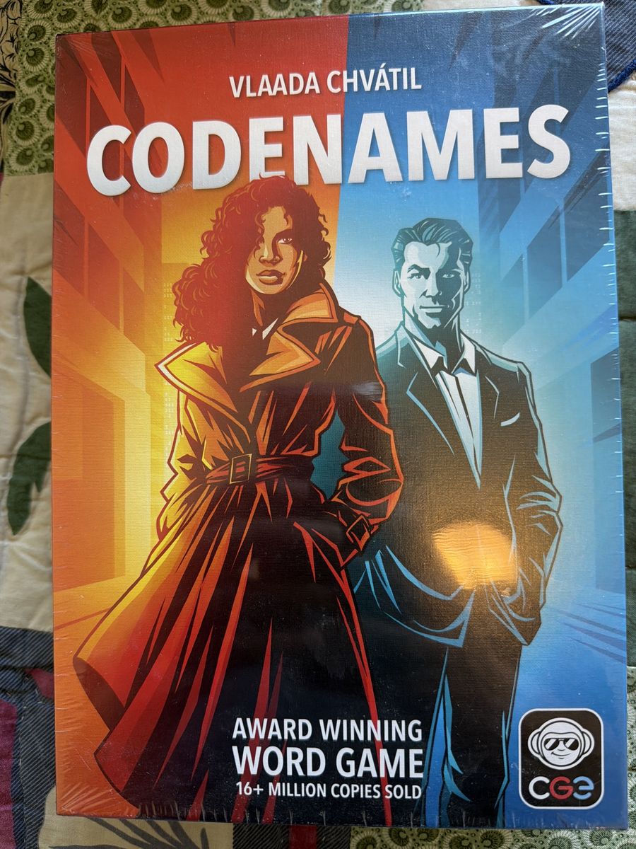 Codenames Award-Winning Word Game by Vlaada Chvátil - New, Sealed
