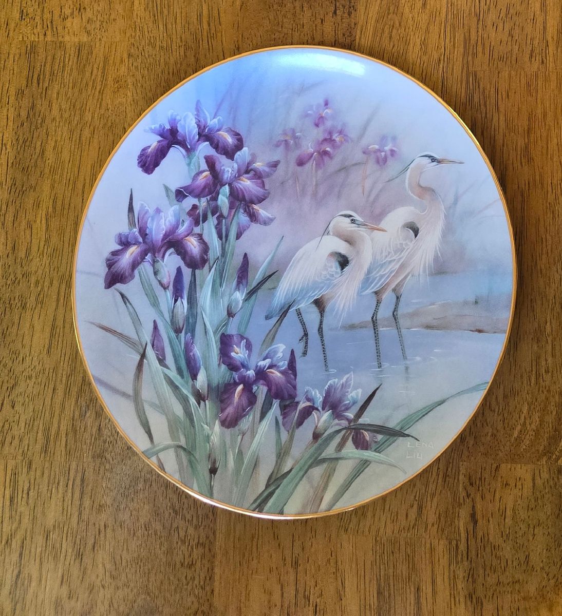 Complete 6-Piece Lena Liu Fine China Wall Art Set (With Hangers) – Flawless
