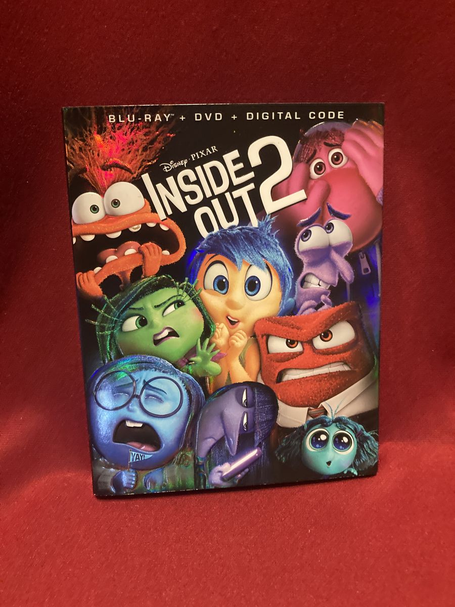 Disney Pixar Inside Out 2 Blu Ray & DVD