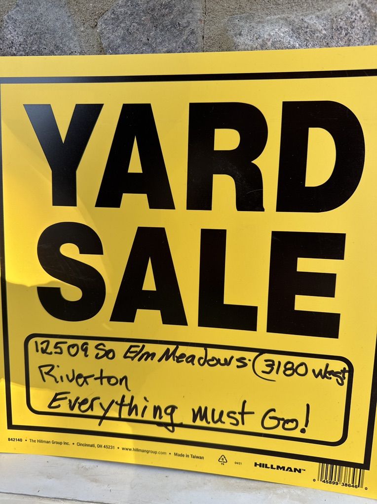 Garage/Yard Sale