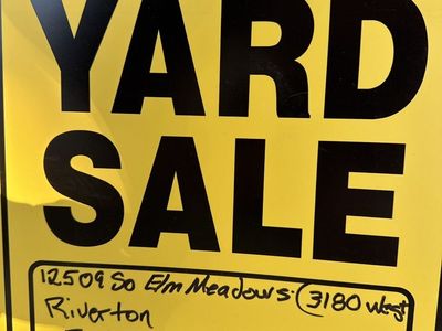 Garage/Yard Sale