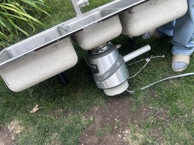 3-basin sink w/disposal