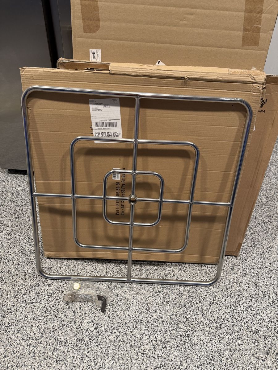 30 inch square gas burner