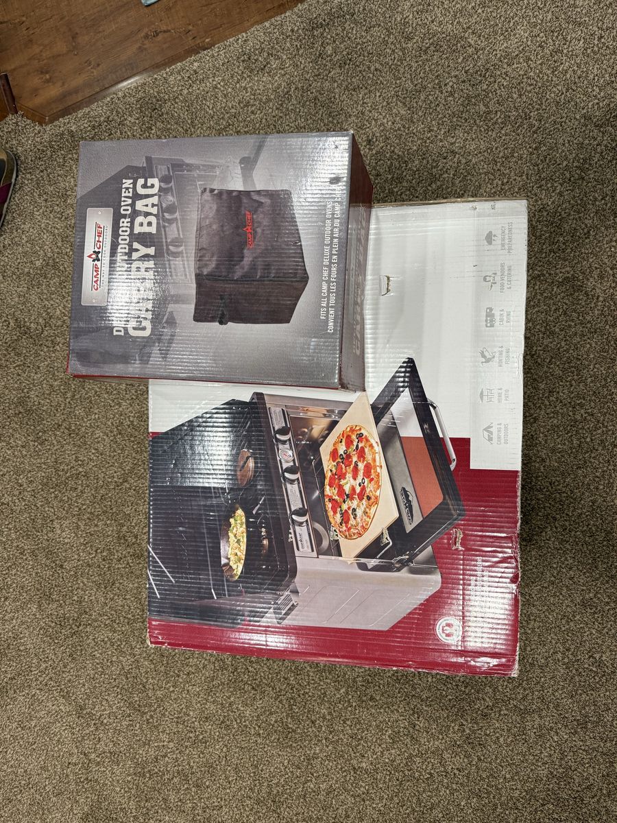 Camp chef deluxe outdoor oven bundle