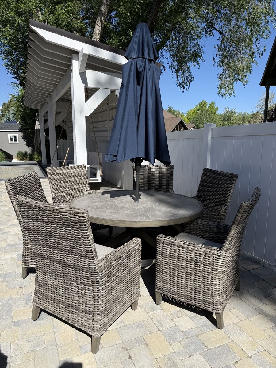 Table and chairs